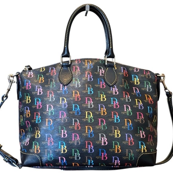 Dooney & Bourke Handbags - Dooney & Bourke DB75 Rainbow Zipper Dome Satchel Excellent Condition